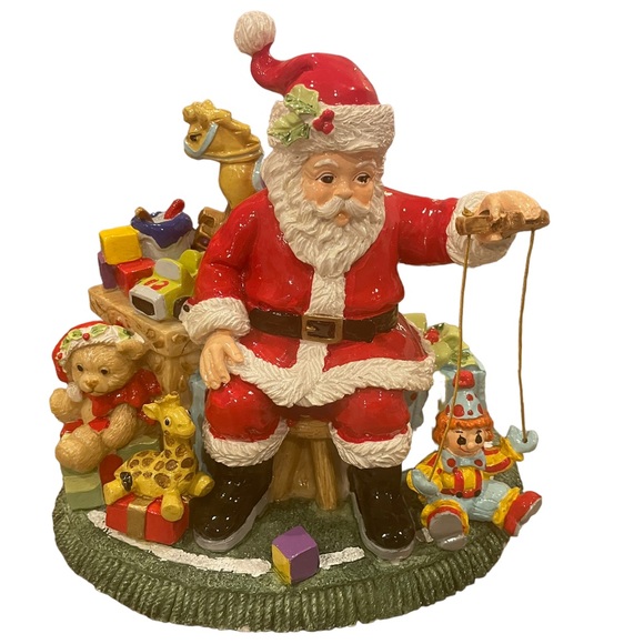 Fitz and Floyd Other - Fitz And Floyd Santa’s Toy Shop Music Box Toyland Figurine RARE